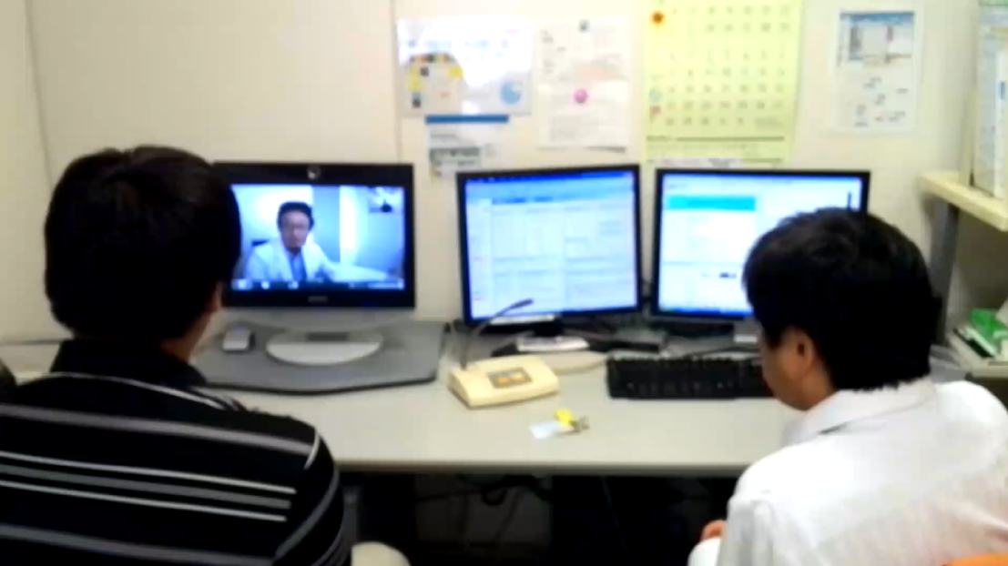外部の医療機関の医師と連携しながら実施しているオンライン診療の様